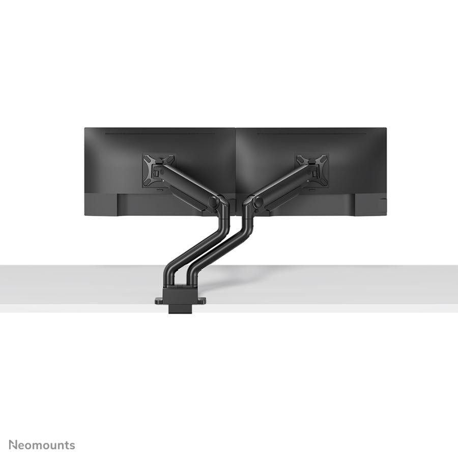 Neomounts DS70S-950BL2 Fullrörelsemonitor arm, skrivbordsmontering, 17-35 tum, 18 kg, 100x100 mm, svart
