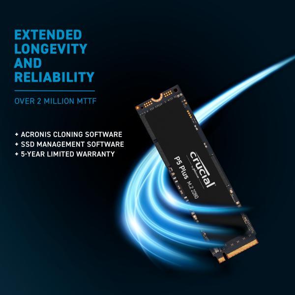 Entscheidender CT500P3PSD8 CT500P3PS P3 Plus SSD, 500 GB, M.2 PCIE NVME, 3D NAND, 4700 1900 MB S