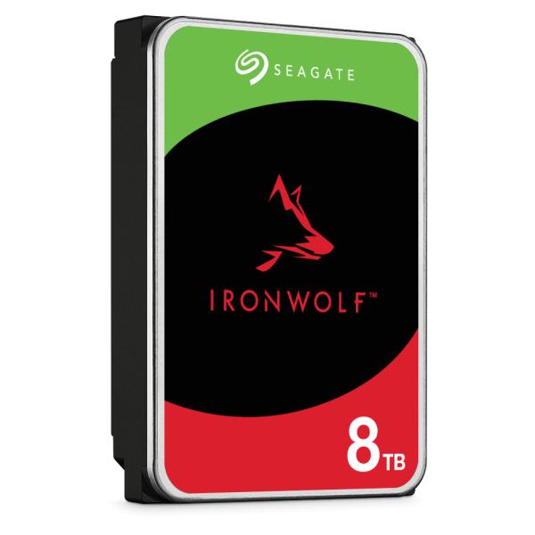 Seagate ST8000VN002 Ironwolf Desktop HDD, 8 TB, 3,5, 5400 ot / min