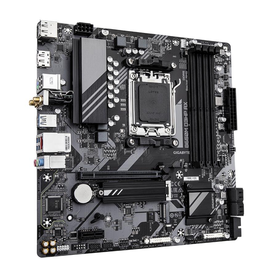 Gigabyte b650m d3hp ax b650m d3hp ax, amd am5, b650, ddr5, usb 3.2 gen 1, 2.5 gbe, wi-fi 6e