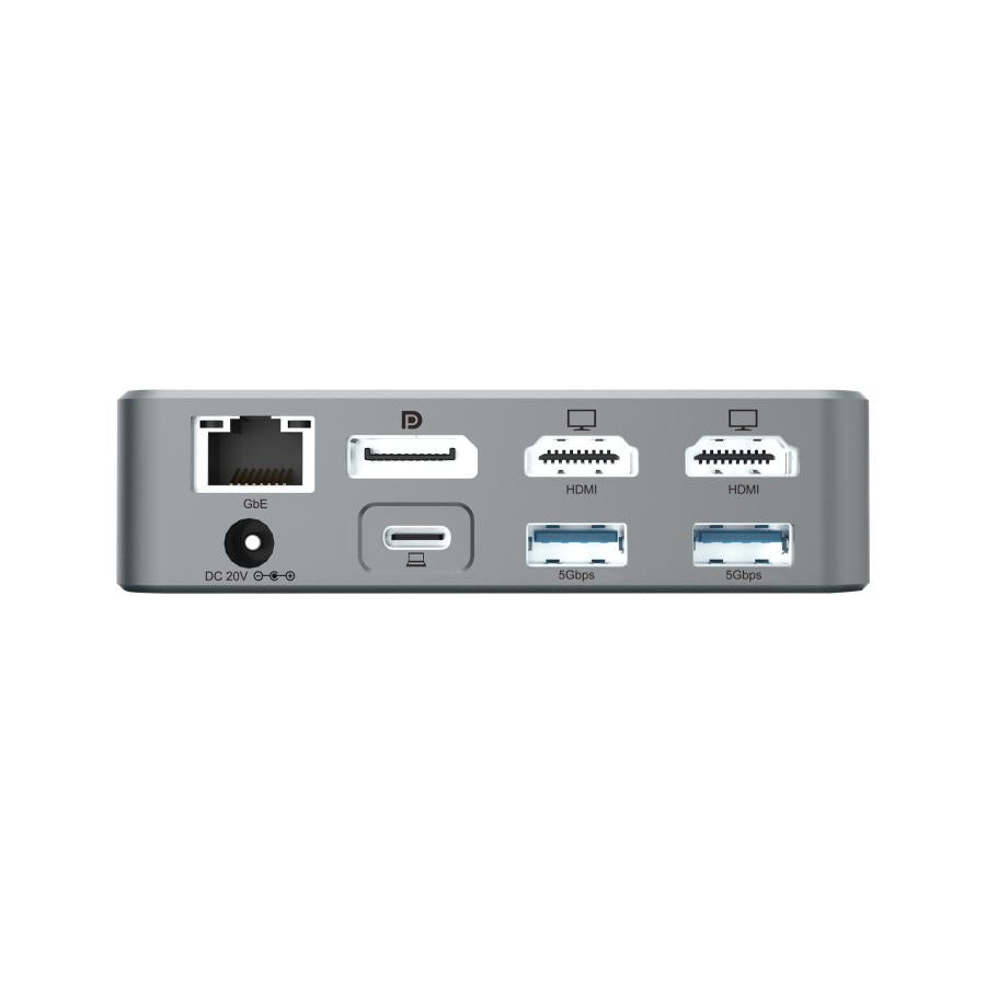 Conceptronic Donn25G 15 in 1 DisplayLink USB 3.2 Gen 2 Docking Station, tipo C 10 Gbps, USB-A X2