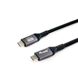 Equip 128383 USB 4 Gen 3 C to C Cable, M M, PD3.1 240W, 8K 60HZ, 40Gbps, USB C, USB4 Gen 3x2, 2 M