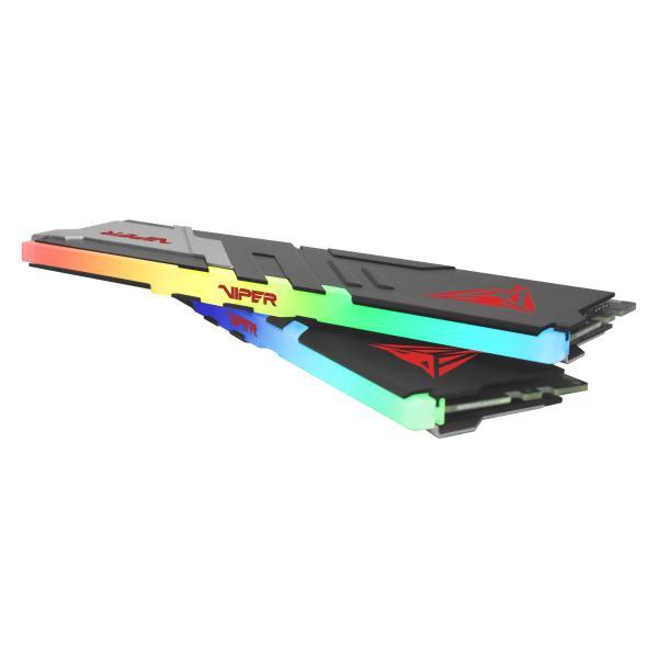 Patriot PVVR564G600C30K Viper Venom RGB DIMM Dual Kit, 64 Go, DDR5, 6000MTS, CL30