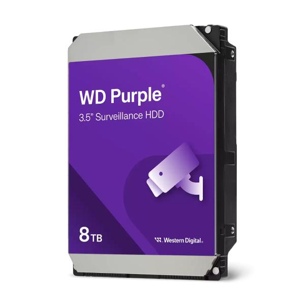 Western Digital WD85Purz Purple Surveillance HD, 8TB, 3,5, SATA3, 7200 vrt / min, 256MB