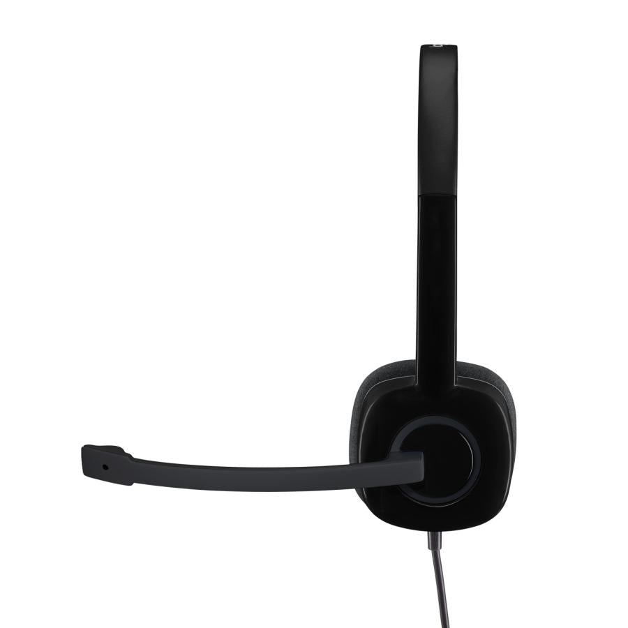 Logitech 981-000589 H151 Stereo Headset, Wired, Büro Call Center, 20 - 20000 Hz, Headset, Schwarz