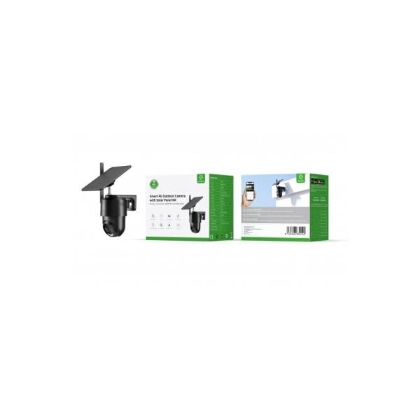 WOX R4250 Smart 4G Outdoor PTZ fotoaparát se soupravou solárního panelu, 2MP, 1920x1080p, 4G LTE-FDD, černá