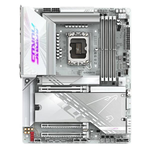 Gigabyte Z890 Aorus Pro Ice, ATX, LGA1851, Intel® Core ™ Ultra, 4x DDR5, 5 GBE, Wi-Fi 7, USB 4