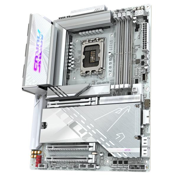Gigabyte Z890 Aorus Pro Ice, ATX, LGA1851, Intel® Core ™ Ultra, 4x DDR5, 5 GBE, Wi-Fi 7, USB 4
