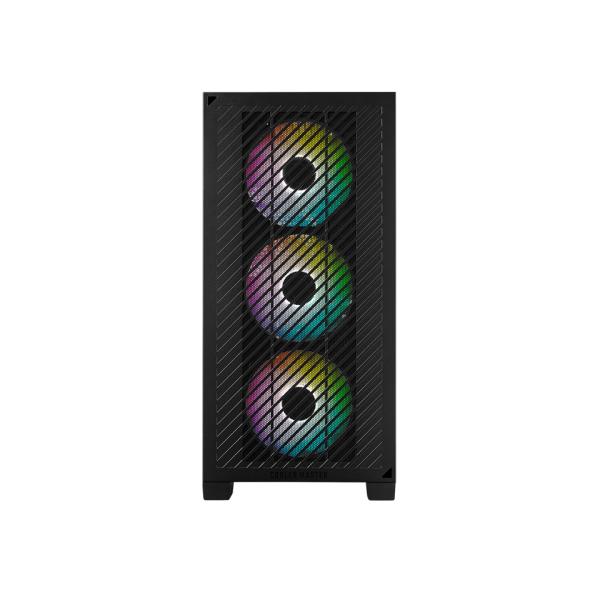 Cooler Master E301-KGNN-S00 Elite 301 Black Argb, ATX, Okno, USB 3.2 Gen 1 typ-C, 3x 120 mm argb