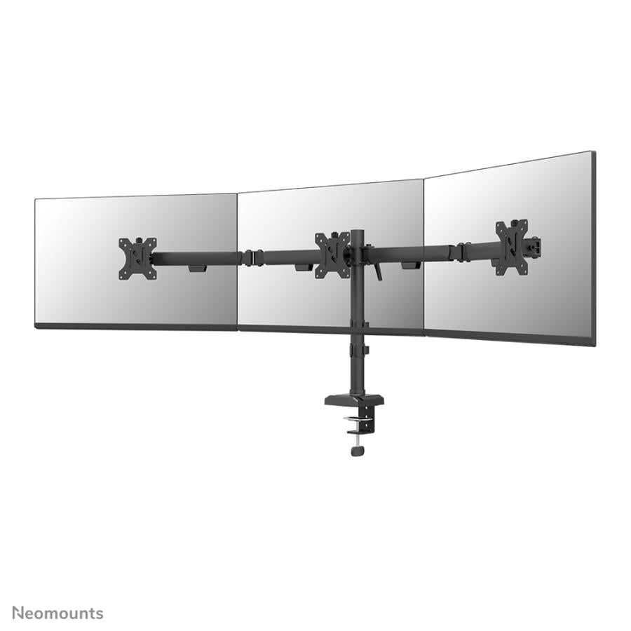 Neomounts DS60-600BL3 Desk Monitor arm, Clamp Grommet, 10 - 27, 100 x 100 mm, Height Adjust, Black