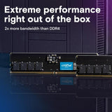 Kluczowe CT8G56C46U5 DIMM, 8 GB, DDR5 5600 MHz, PC5-44800, niefałkowane