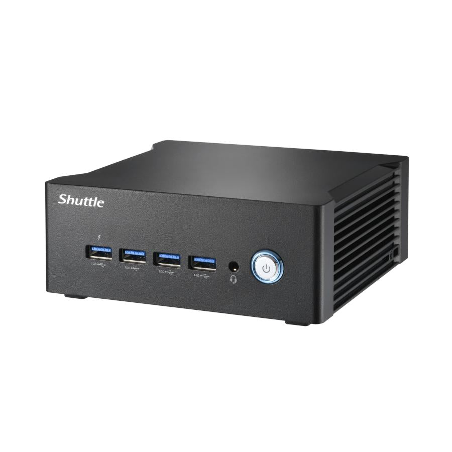 Shuttle na10h7 nano pc na10h7, amd ryzen™ 7-8845hs apu, radeon780m , 2xhdmi, 2xusb-c 4.0(dp) 2x2.