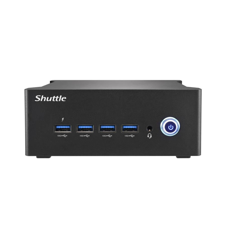 Shuttle na10h7 nano pc na10h7, amd ryzen™ 7-8845hs apu, radeon780m , 2xhdmi, 2xusb-c 4.0(dp) 2x2.