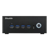Shuttle na10h7 nano pc na10h7, amd ryzen™ 7-8845hs apu, radeon780m , 2xhdmi, 2xusb-c 4.0(dp) 2x2.