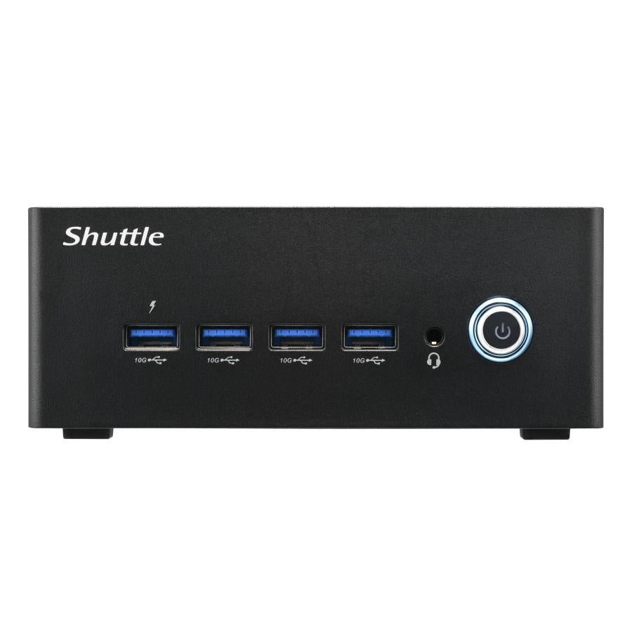 Shuttle na10h7 nano pc na10h7, amd ryzen™ 7-8845hs apu, radeon780m , 2xhdmi, 2xusb-c 4.0(dp) 2x2.