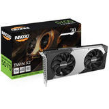 Inno3D N50702-12D7X-195064W GeForce RTX 5070 Twin X2 OC White, 12GB, GDDR7, 192-bit, 28 Gbps, 650W