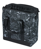 Basil shopper grand flower mik hooks 23l black
