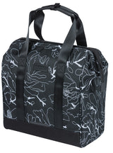 Basil shopper grand flower mik hooks 23l black