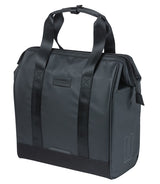 Basil bag grand tarpaulin shopper black mik hooks | 23l