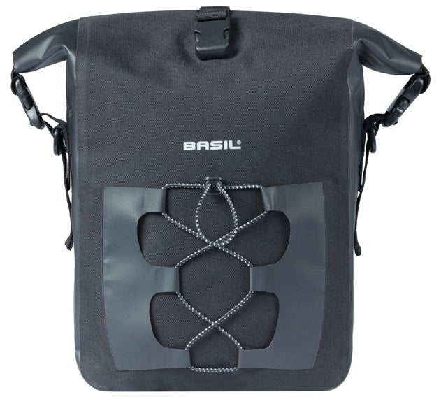 Basil single bag navigator waterproof m mik 12-15l 17 x 28 x 34 cm - black