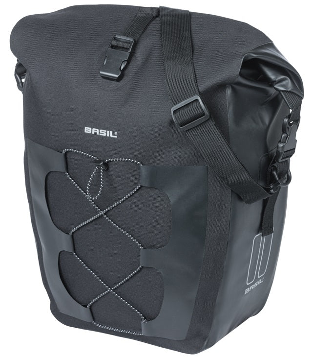 Basil single bag navigator waterproof mik hooks 25-31l black