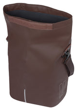 Basil shopper city mik hooks 14-16l vegan leather brown