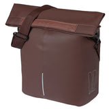 Basil shopper city mik hooks 14-16l vegan leather brown