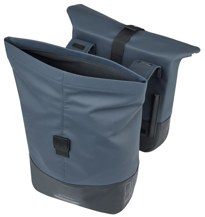 Basil double bag cove 28-32l navy blue black