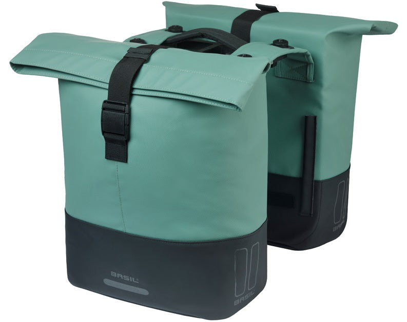 Basil double bag cove mik 28-32l silver green black