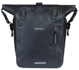 Basil single bag rivo tarpaulin mik hooks 12-15l black