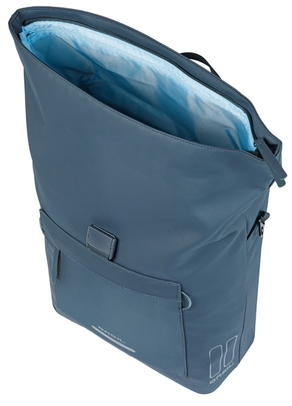 Basil shoulder bag brooklyn mik hooks 17l navy blue