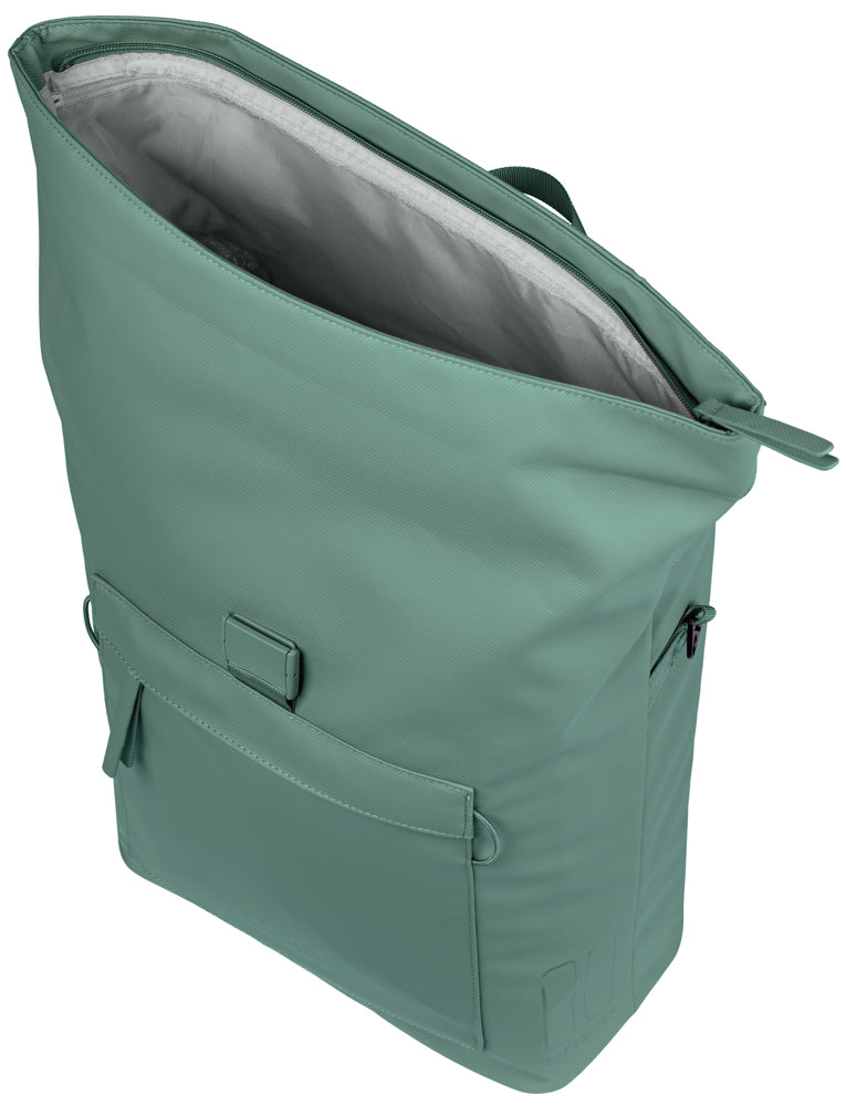 Basil shoulder bag brooklyn mik hooks 17l silver green