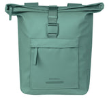 Basil double bag Brooklyn 41l silver green
