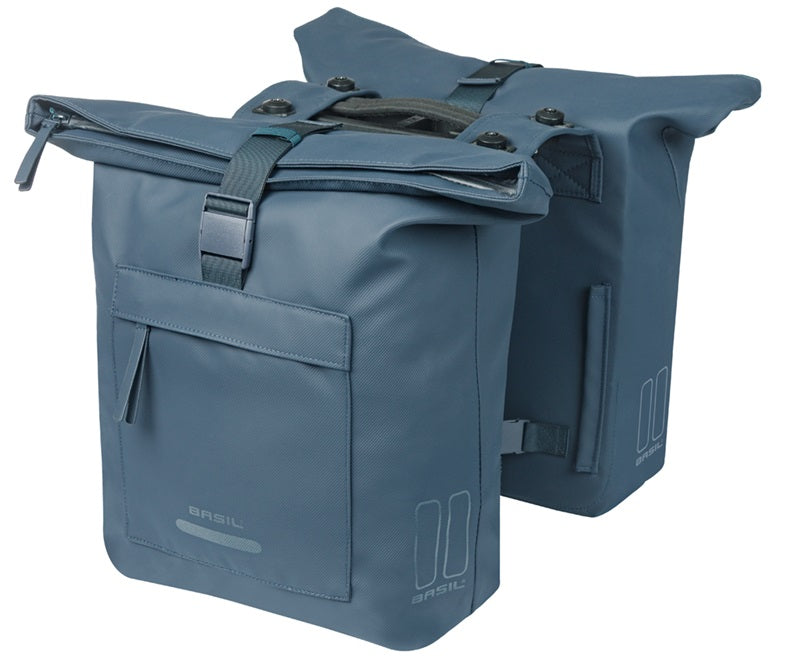 Basil double bag brooklyn mik 41l navy blue