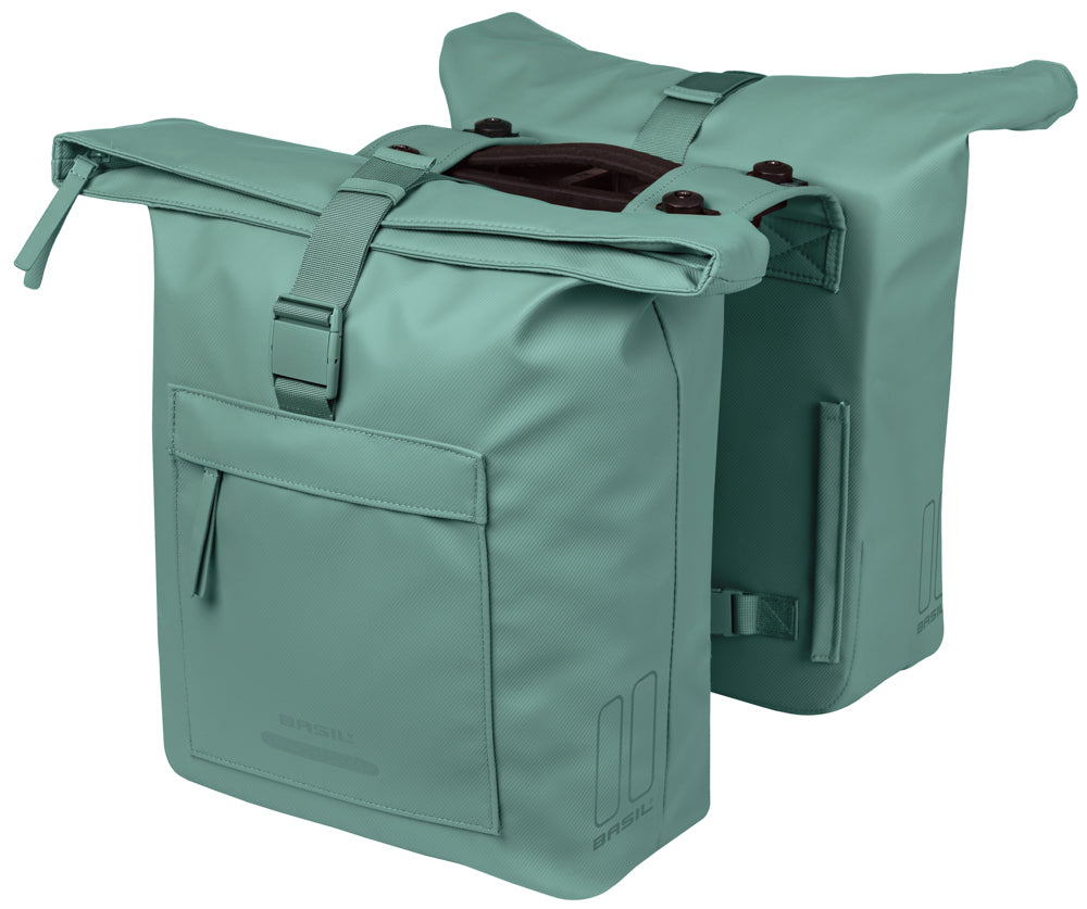 Basil double bag brooklyn mik 41l silver green