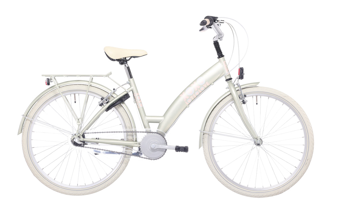 Bikefun kinderfiets lots of love 24 inch met nexus 3 versnelling remnaaf - desert sage
