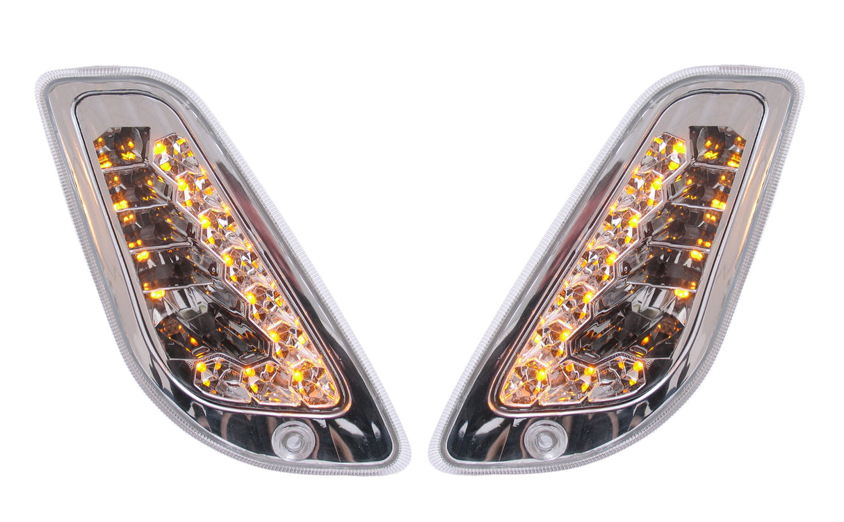 Edge Flasthing Light Set Vespa Lx -50 125 150 Clear Line LED - levo in desno spredaj