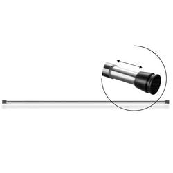 Shower curtain rail chrome 70-120cm
