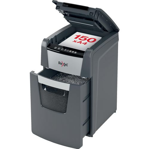 Rexel papiervernietiger 150x grijs