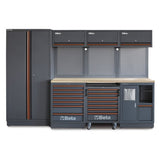 Beta werkplaatsinrichting tools c45pro 2.0 w (werkblad van multiplex hout) inclusief gratis 268-delige gereedschapsset