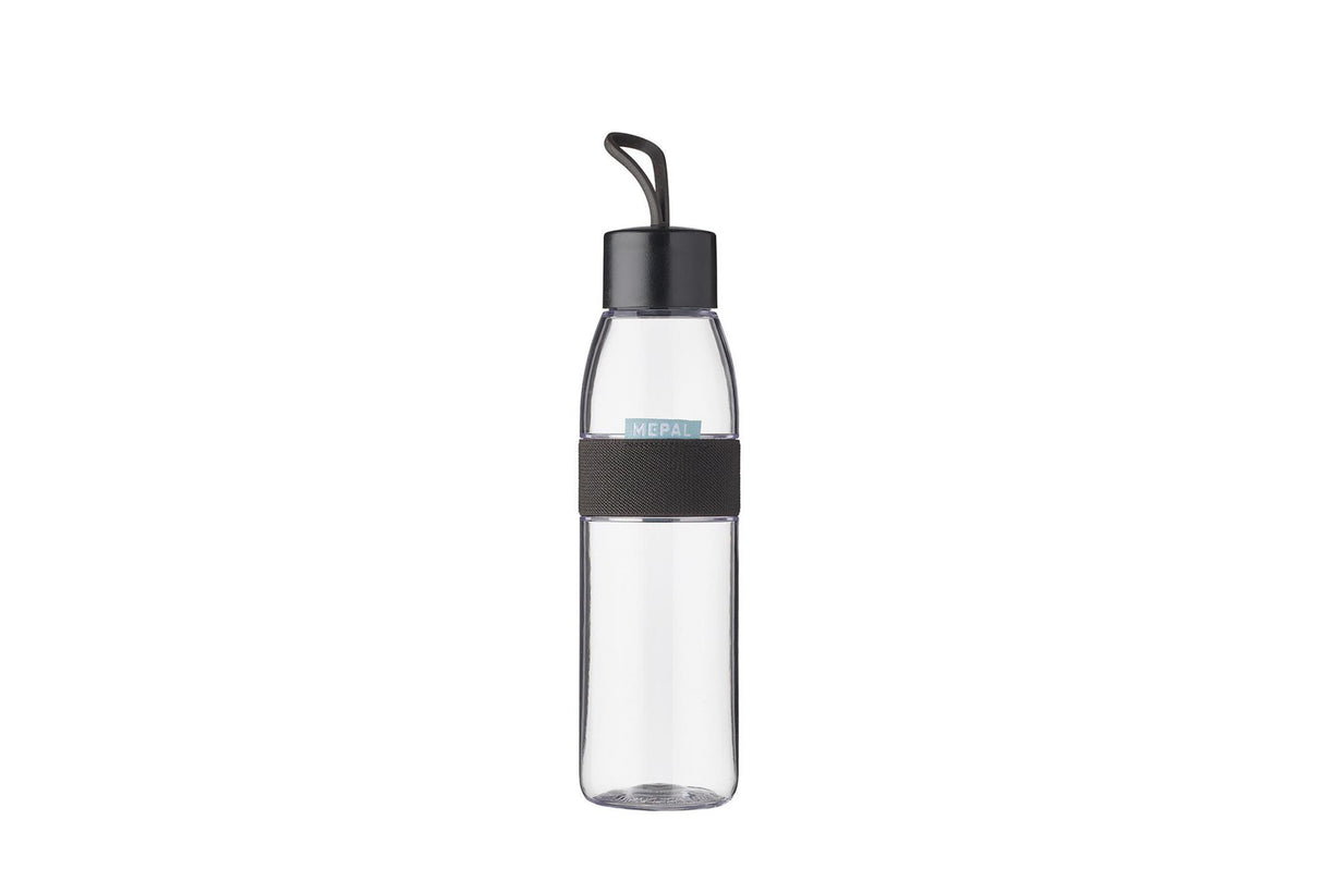 MEPAL Water Flasche Ellipse - 500 ml - nordisches Schwarz