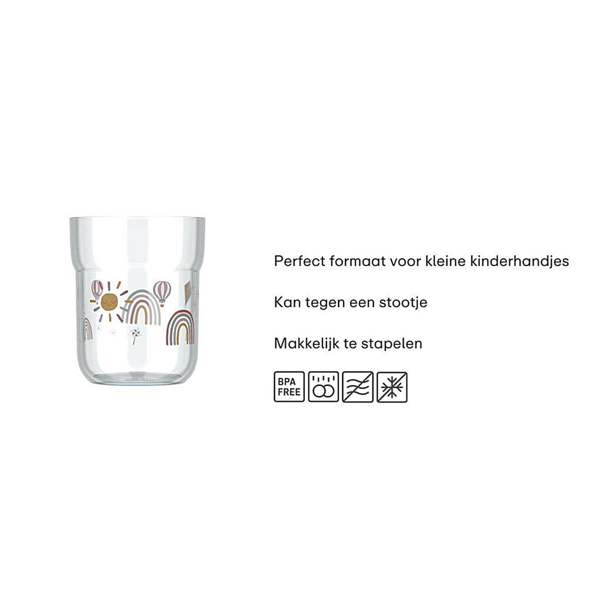 Mepal sunshine rainbow kinderglas 250ml