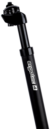 Ergotec tija de sillín con suspensión sp-4.0 ø27.2 350 mm - negro