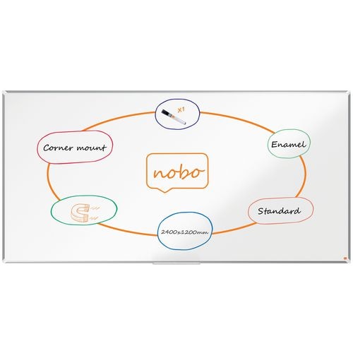 Premium plus eml whiteboard 2400x1200mm
