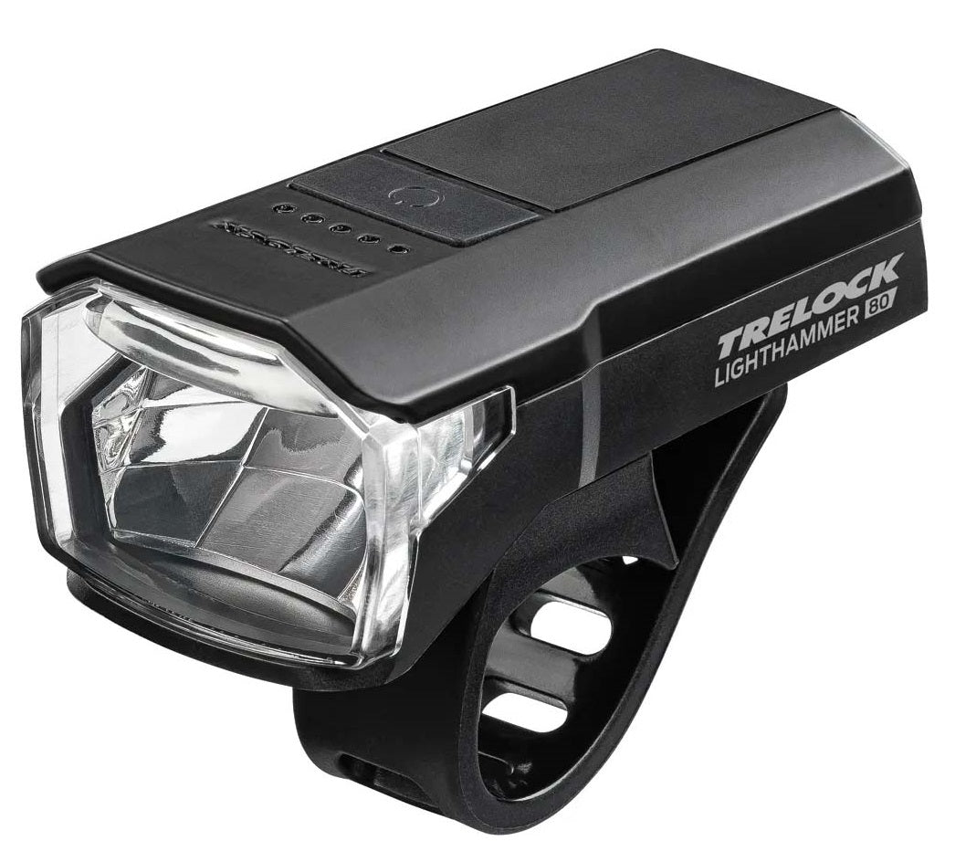Trelock Bat.LED Fr.light LS 480 USB Black