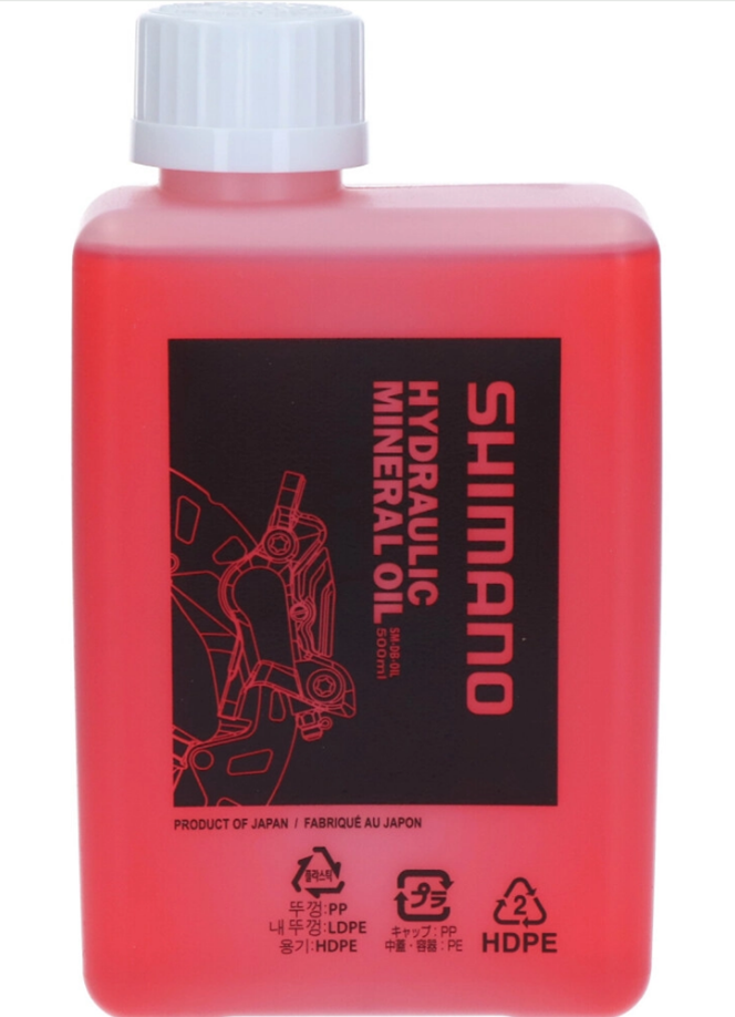 Shimano brake fluid mineral oil brake fluid shim. 500ml
