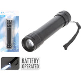 No brand flashlight aluminum black