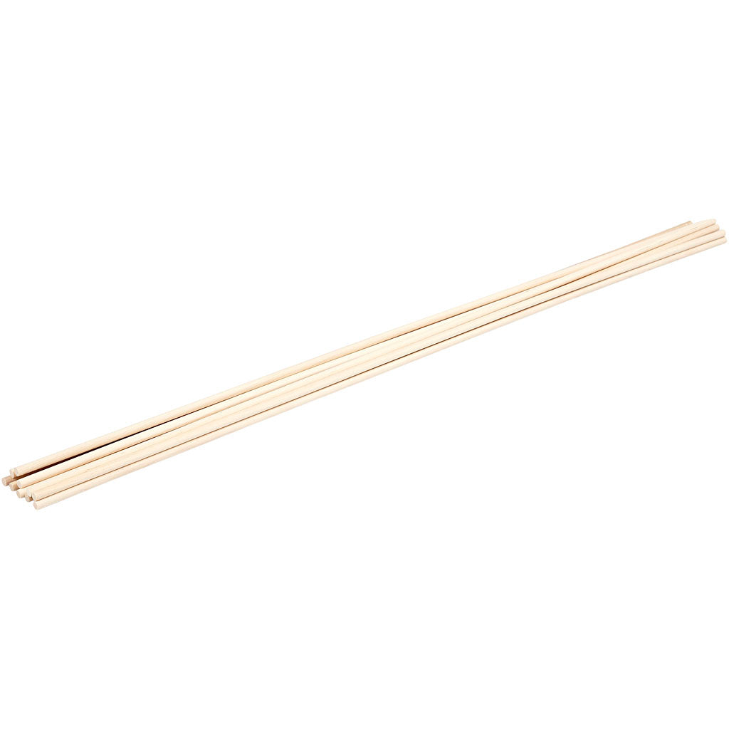 Creativ company flower sticks, l: 60 cm, d 6 mm, 10 pieces 1 box