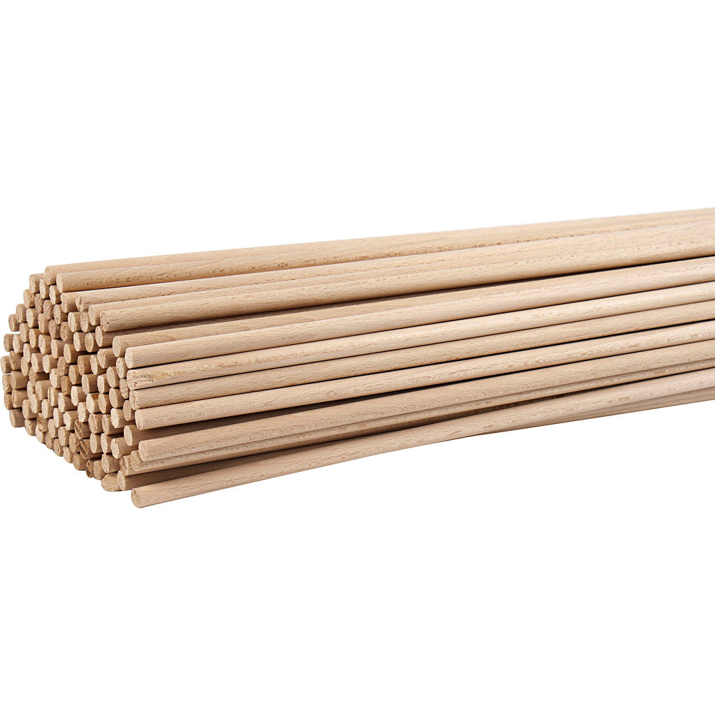 Creativ company flower sticks, l: 60 cm, d 8 mm, 10 pieces 1 box