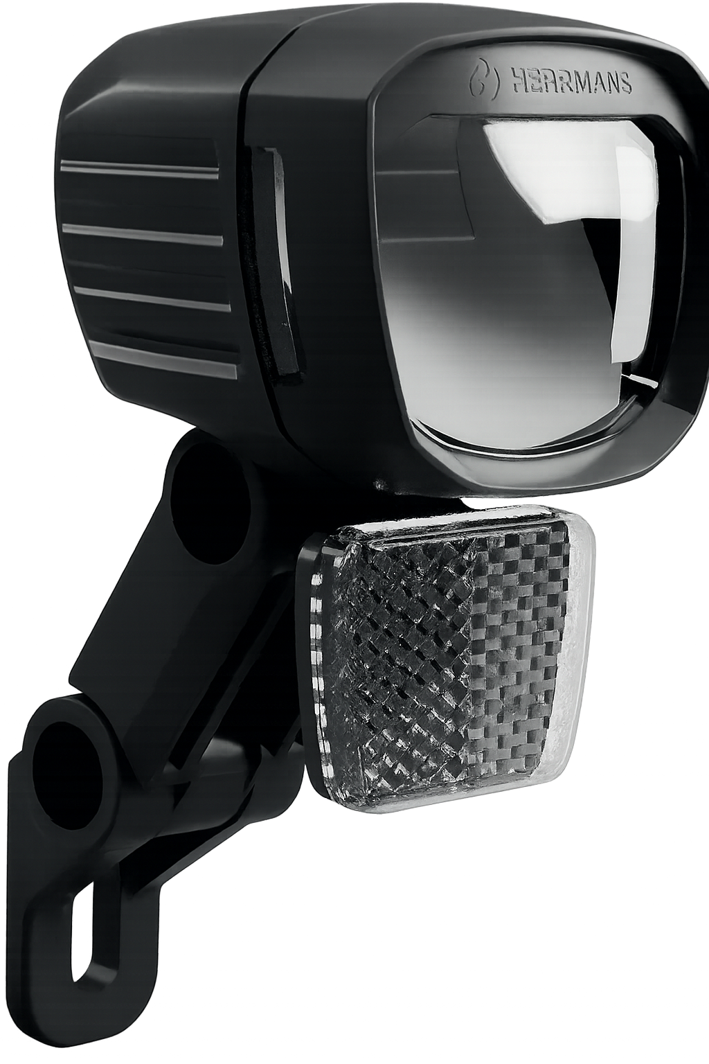 Herrmans koplamp nordic mr9 dynamo - zwart